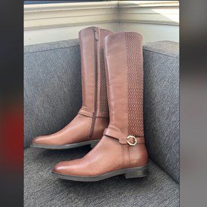 New Cole Haan Brown Leather Boots